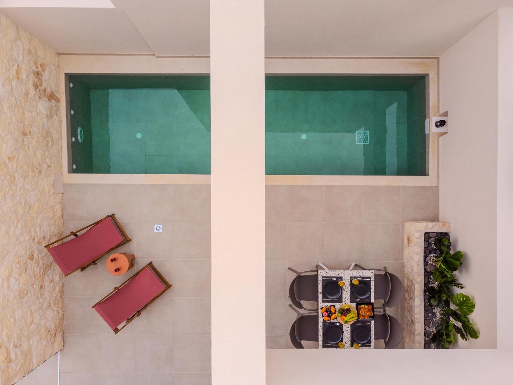 Sugarwhite Suites With Private Not Heated Pool Emborió Kültér fotó